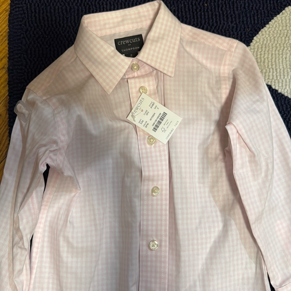 JCrew cuts pink gingham. Never worn